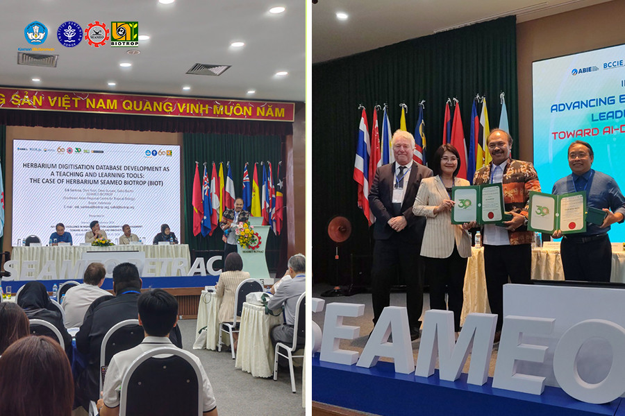 Optimizing Scientific Collections for Future Education and Research: SEAMEO BIOTROP Highlights Herbarium Digitization on the International Stage.