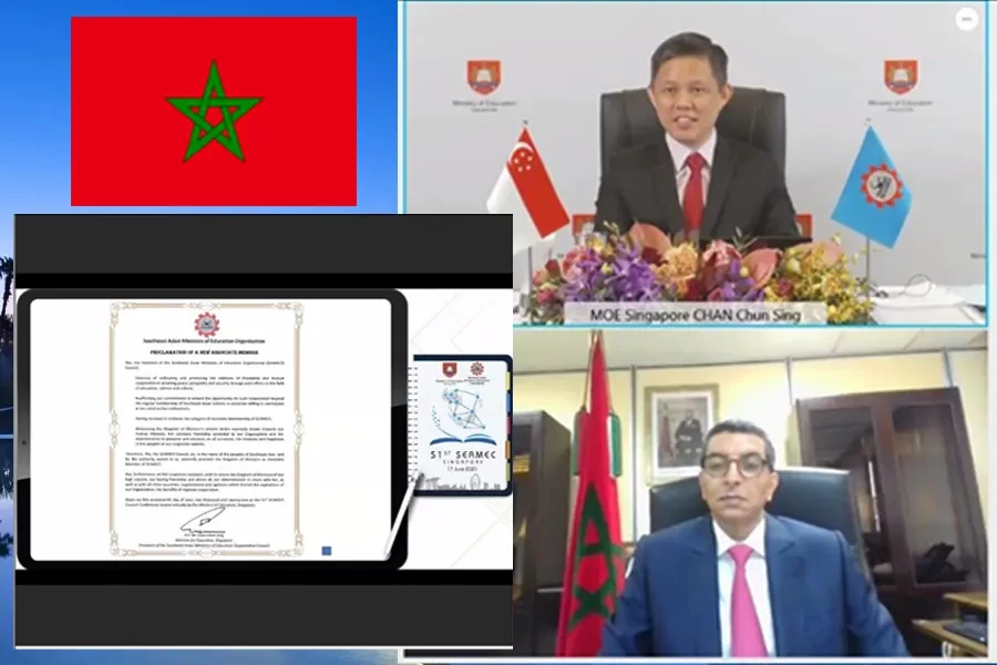 Proclamation of the Kingdom of Morocco as an Associate Member Country of SEAMEO
