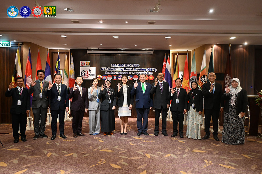 SEAMEO BIOTROP Holds 63rd Governing Board Meeting in Bangkok, Thailand