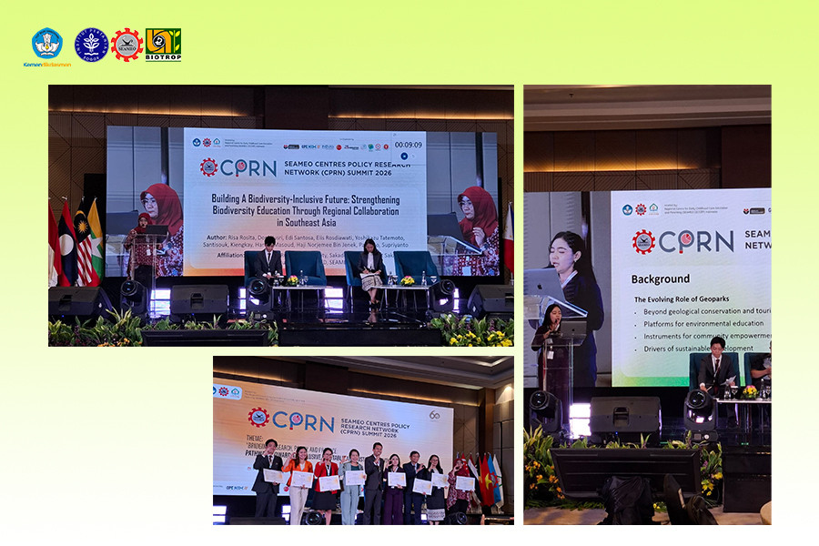 SEAMEO BIOTROP Presents Two Research Papers at CPRN Summit 2026
