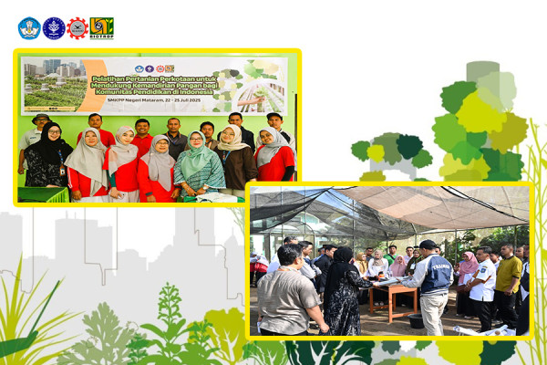 SEAMEO BIOTROP Promotes School Food Self-Sufficiency in NTB through Urban Farming Training