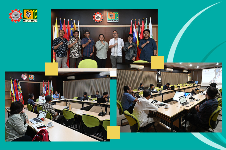 SEAMEO BIOTROP Welcomes Delegates from Lembaga Alam Tropika Indonesia and ASEAN Biodiversity Centre