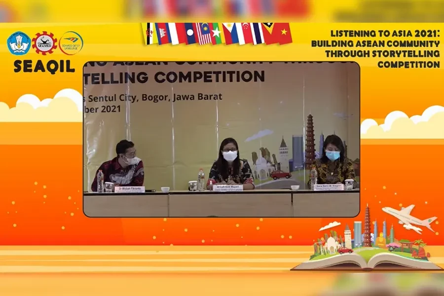 Strengthening the Cultural Community in ASEAN, SEAMEO BIOTROP is present at the Listening to Asia 2021 activity: Building ASEAN Community through Storytelling Competition