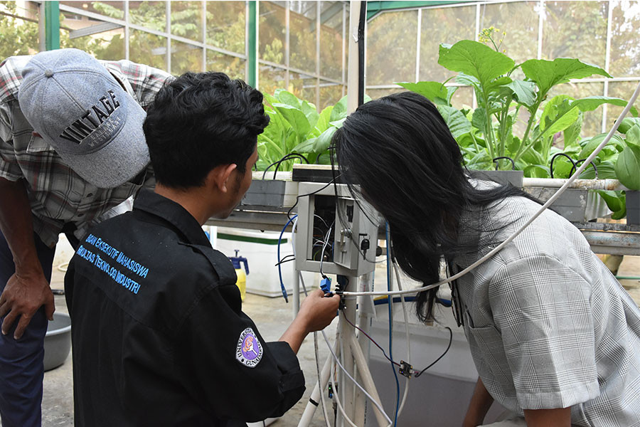 Touch of Digital Technology in Hydroponic System